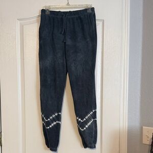 Women's Blue Tie-Dye Joggers